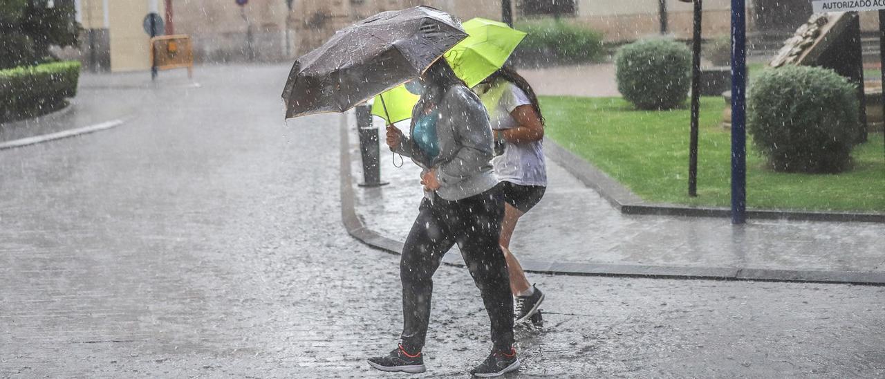 Los chaparrones pueden caer en cualquier lugar de la provincia este viernes.