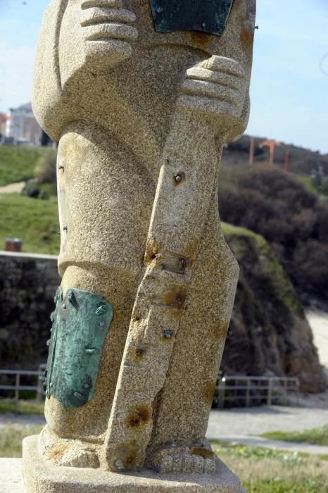 Esculturas del parque de la Torre pierden piezas