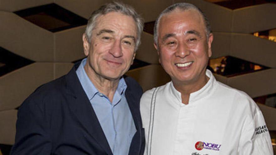 De Niro con su socio el chef Nobu Matsuhisa, en una imagen de archivo.