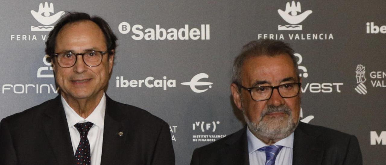 Vicent Soler y José Vicente González, en Forinvest 2019.