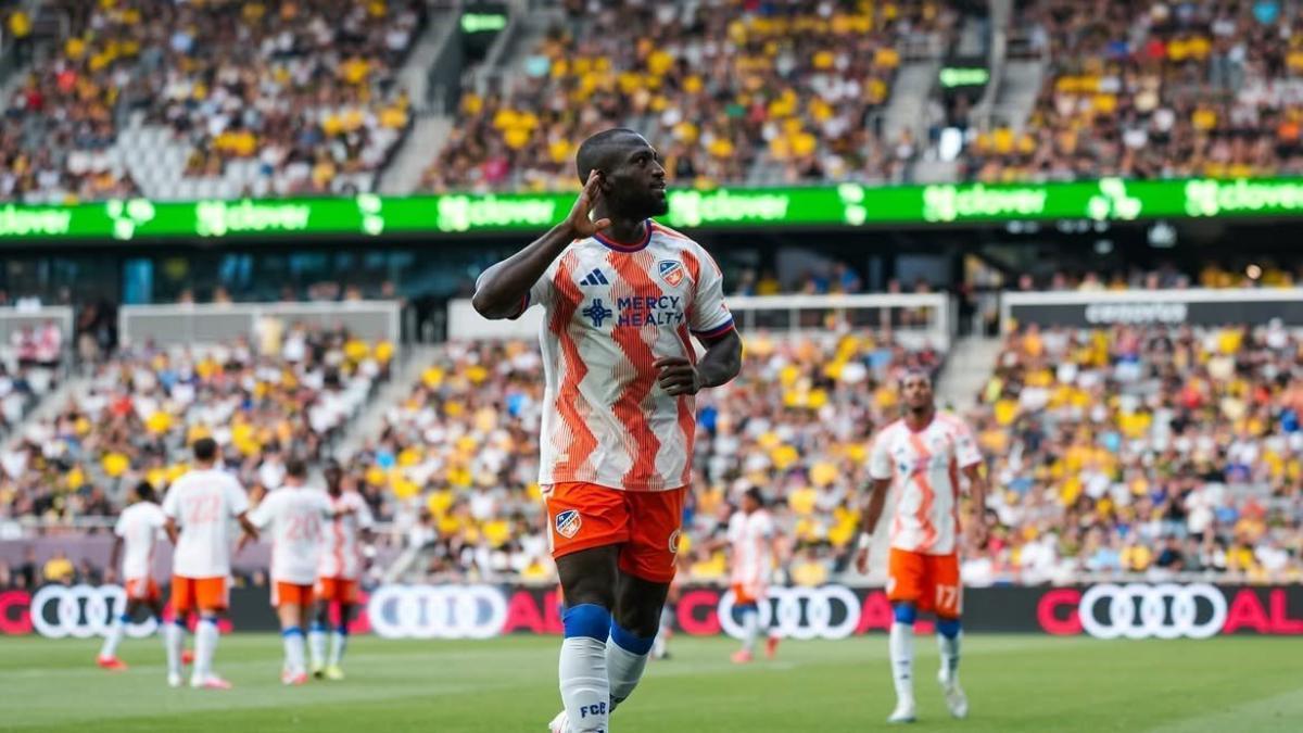 Kévin Denkey, en un partido con el FC Cincinnati de la MLS