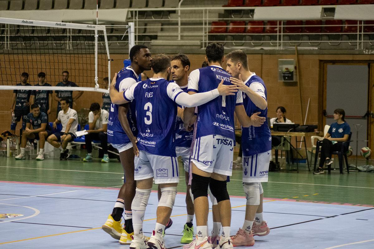 Jugadores del UPV Léleman Conqueridor Valencia