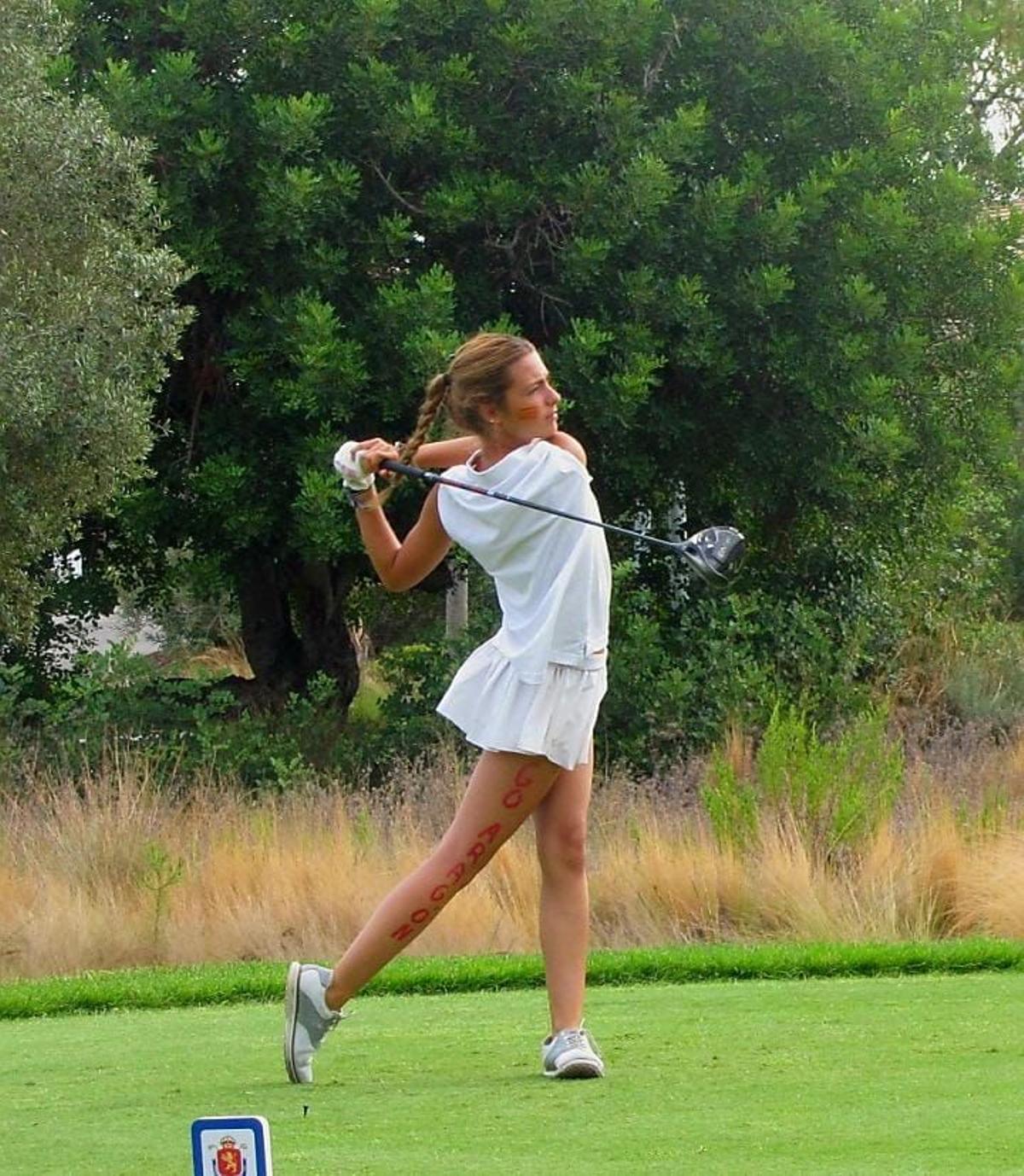 Constanza Beamonte, en acción