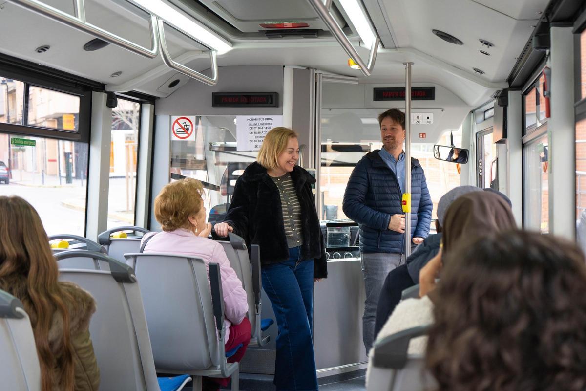 Bus urbano de Ontinyent, en una imagen de archivo.