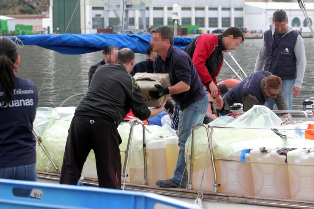 Operación antidroga en la costa de Cartagena