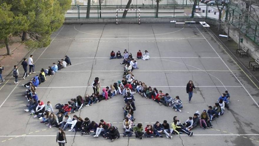 Los escolares celebran el día de la paz