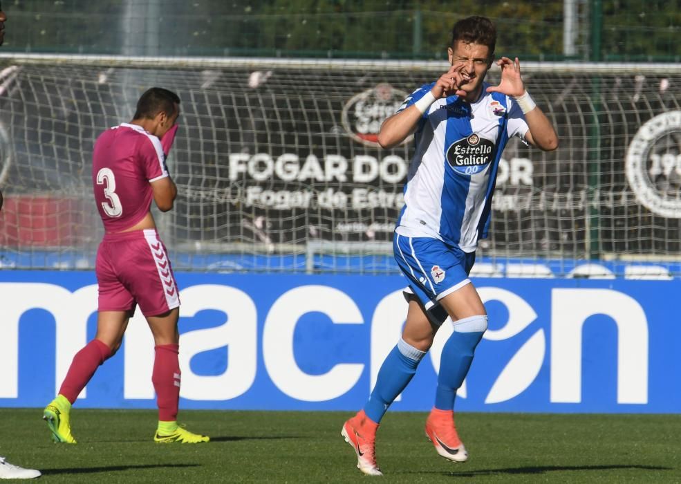 El Fabril supera al Valladolid B y sigue líder