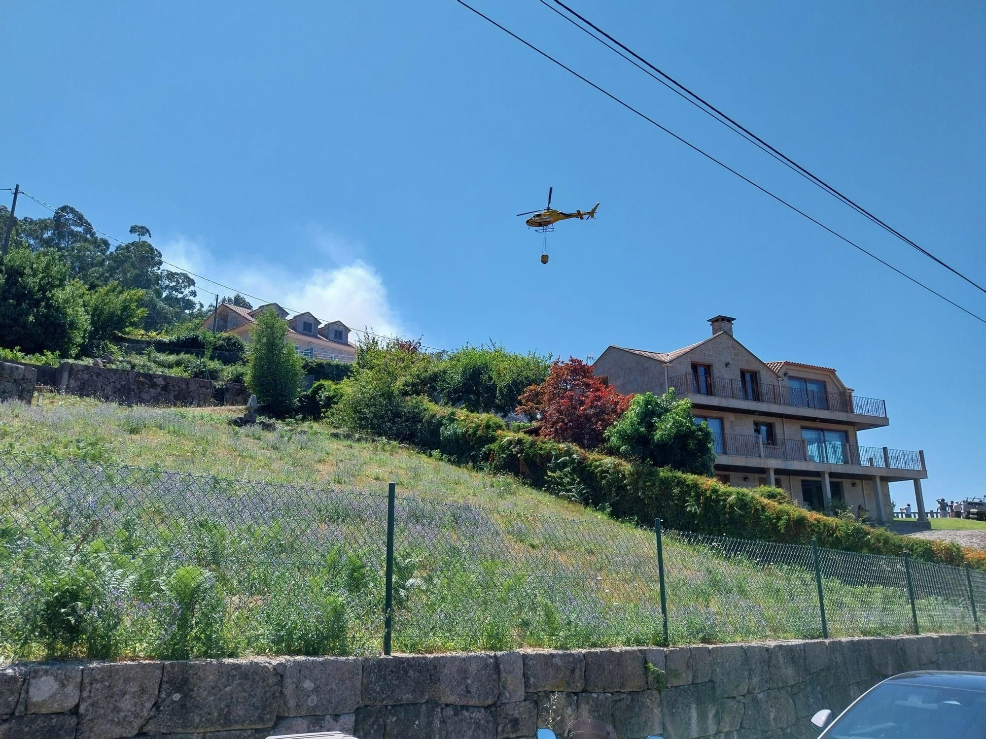 Segundo incendio en dos días en Bueu (I)