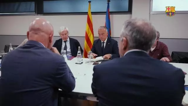 El Barça celebra su primera junta directiva tras las elecciones del 15M