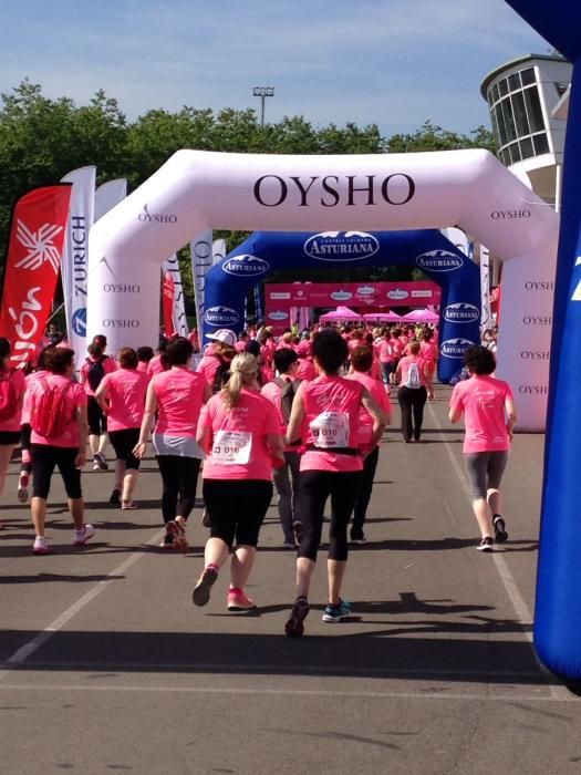 Carrera de la mujer en la zona este de Gijón.