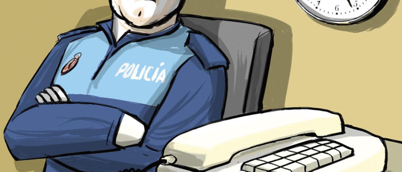 La noche más tranquila de la Policía Local