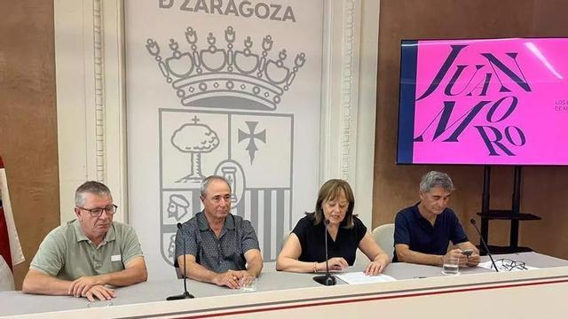 La presentación de la exposición tuvo lugar en la Diputación de Zaragoza. | SERVICIO ESPECIAL