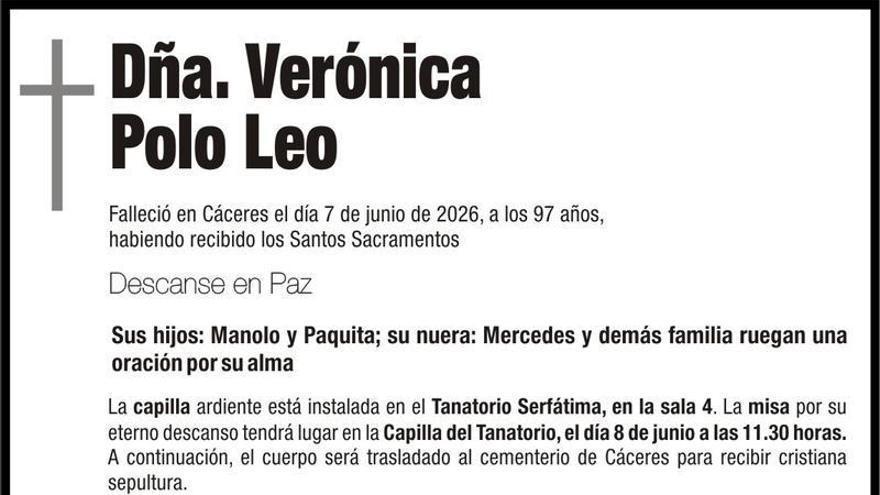 Dña. Verónica Polo Leo