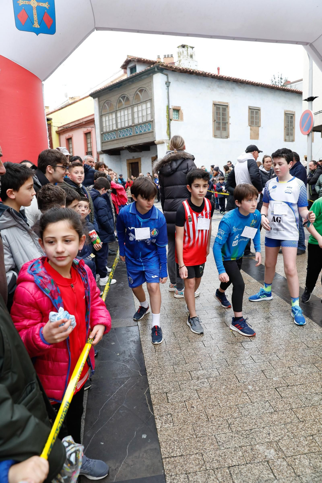 La 41ª edición del cross escolar, primera diversión de las Fiestas del Cristo del Socorro de Luanco