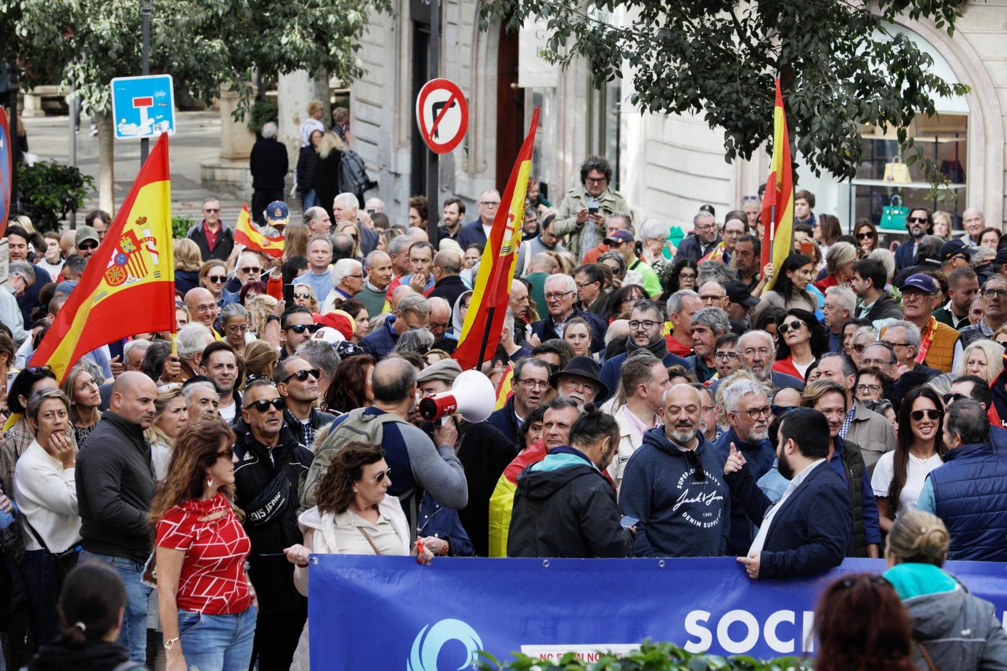 Erneuter Protest auf Mallorca gegen die Amnestie für Separatisten