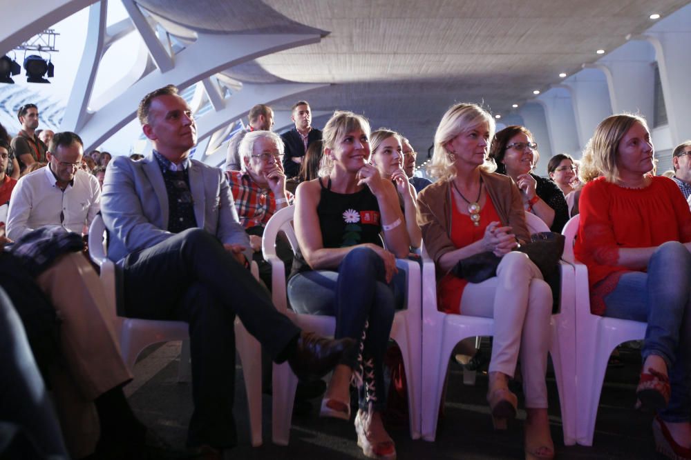 Mitin de Pedro Sánchez en l'Umbracle