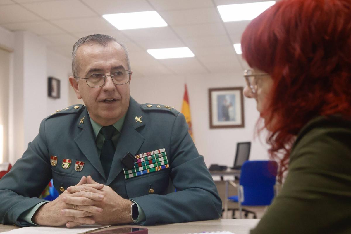 Valencia. Entrevista general José Antonio Fernández de Luz, jefe de la VI Zona de València. Es el máximo responsable de la Guardia Civil en la C. Valenciana VLC