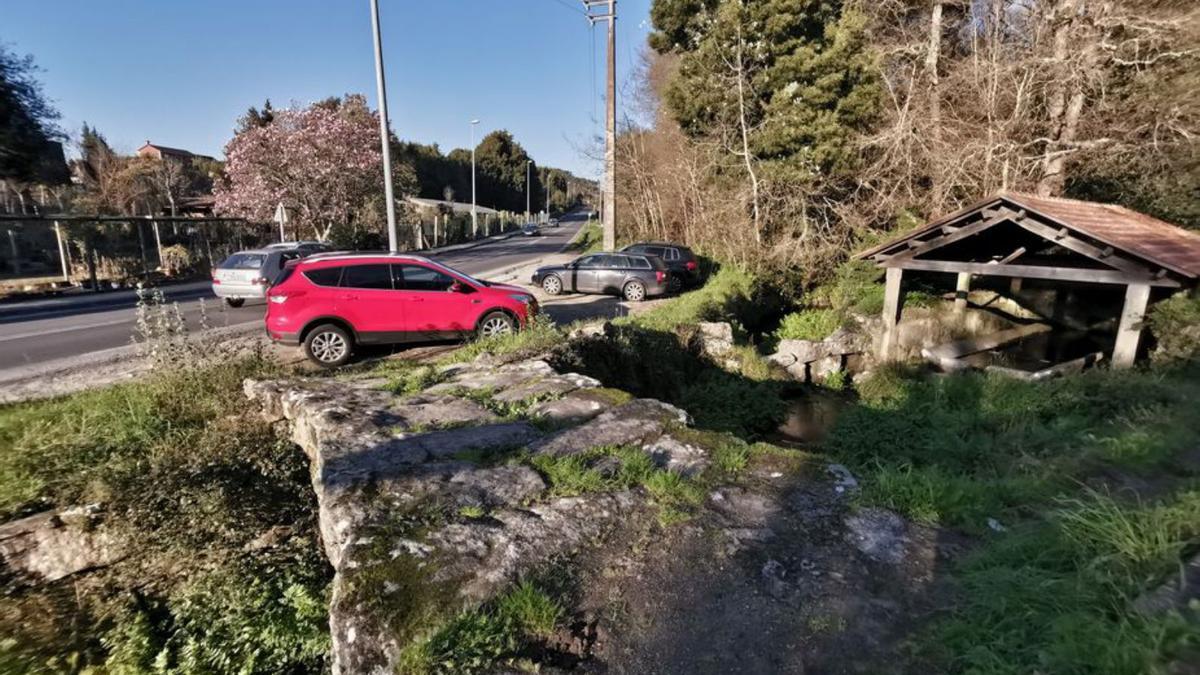 Zona en donde se ejecutará una pasarela de madera en Aldán. |   // S.Á.