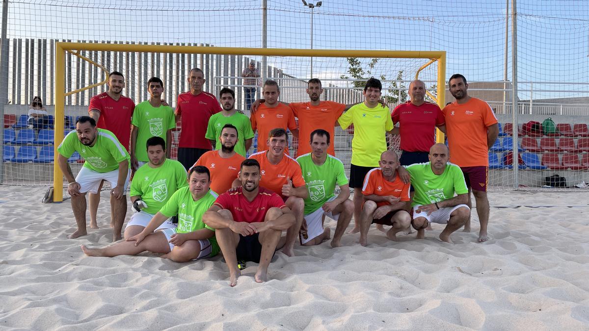 En marcha la selección inclusiva de fútbol playa