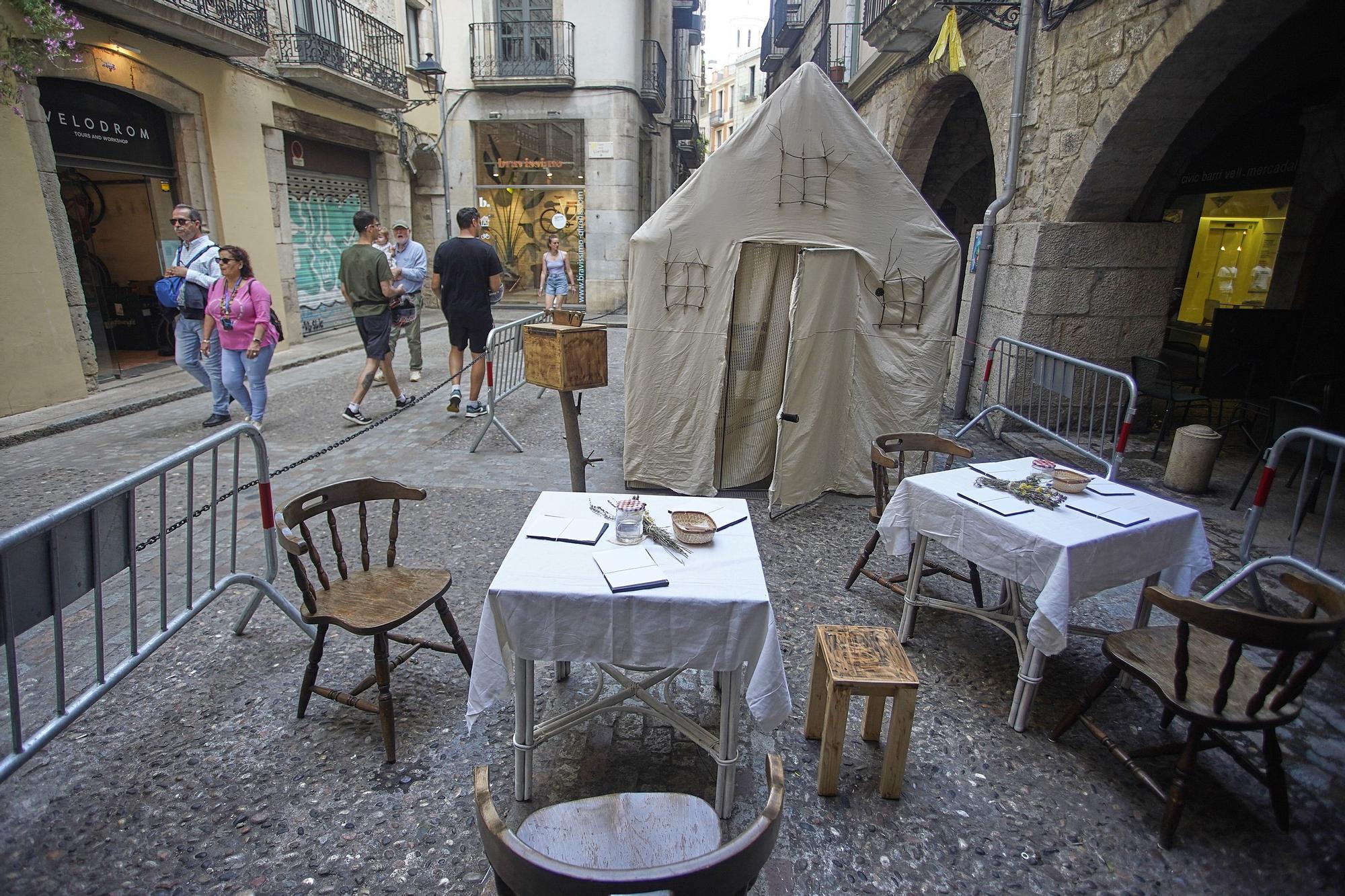 Girona es converteix en una galeria d’art contemporani a l’aire lliure per l'Inund'art