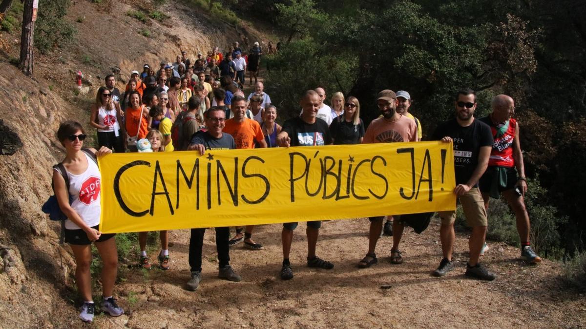 SOS Costa Brava reivindica la titularidad pública del camino de ronda en Lloret de Mar