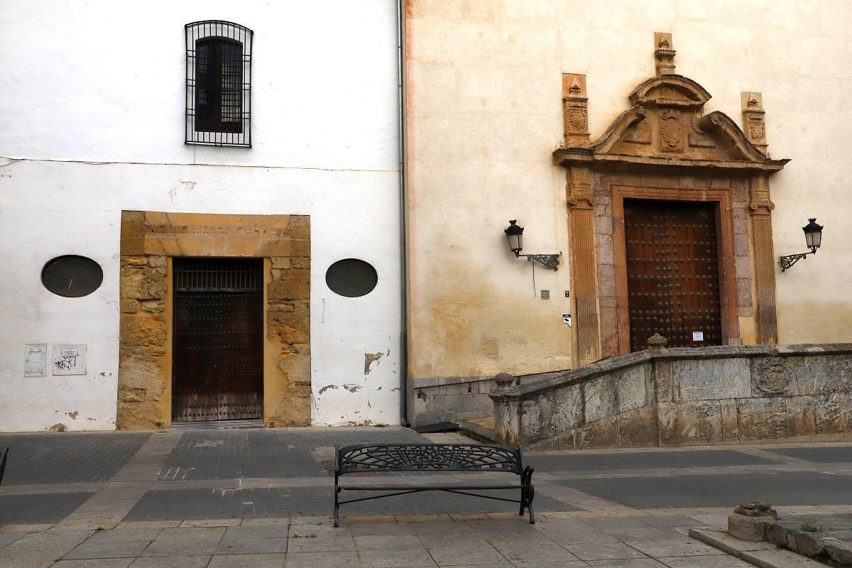 Entrada de la iglesia de La Compañía.