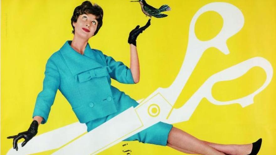 Un póster de Max Mara de 1958.