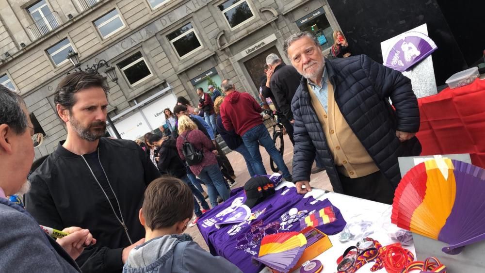 Las protestas en la plaza de La Escandalera