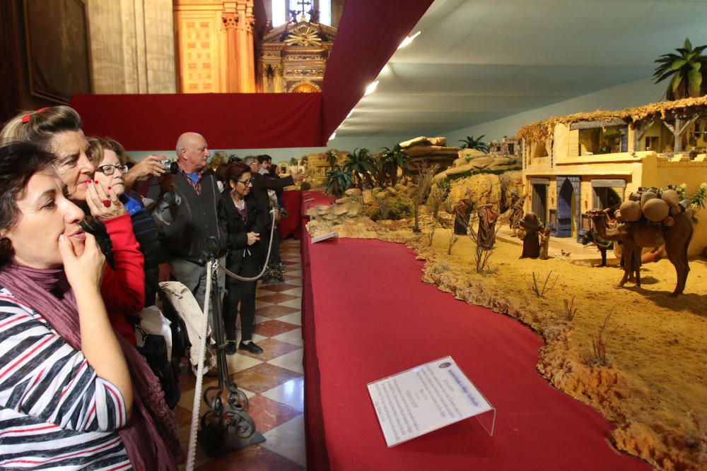 El belén de la Catedral, uno de los reclamos de estos días.