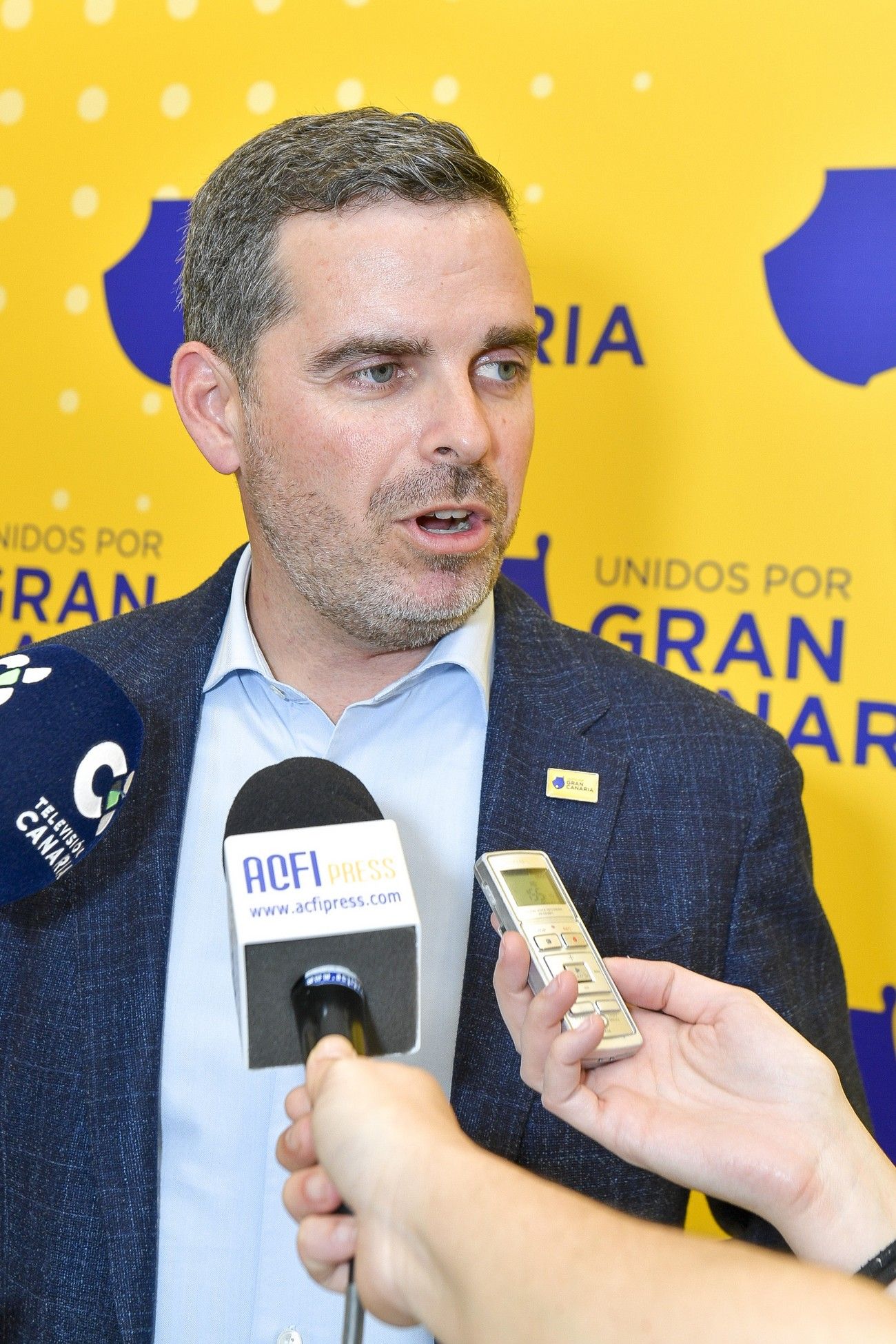 Lucas Bravo de Laguna, candidato de Unidos por Gran Canaria a la presidencia del Gobierno