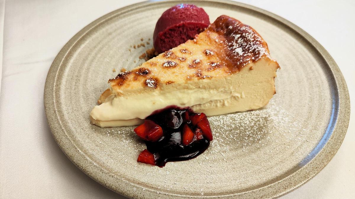La tarta de queso del Hostal dels Ossos, en La Garrotxa.