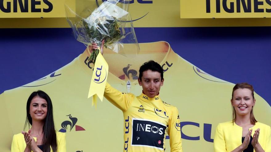 El ganador del Tour 2019, Egan Bernal.