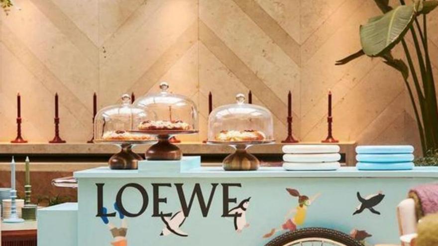 Cafetería de Loewe en el hotel Rosewood Villa Magna, en Madrid. |