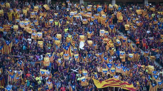 La UEFA sanciona al Barça con 30.000 euros por las 'estelades' en Berlín
