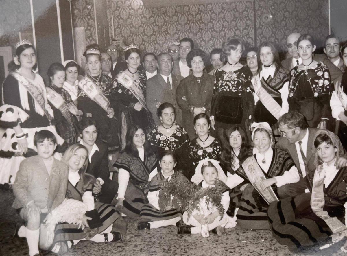 Integrantes del Centro Aragonés, hace décadas.
