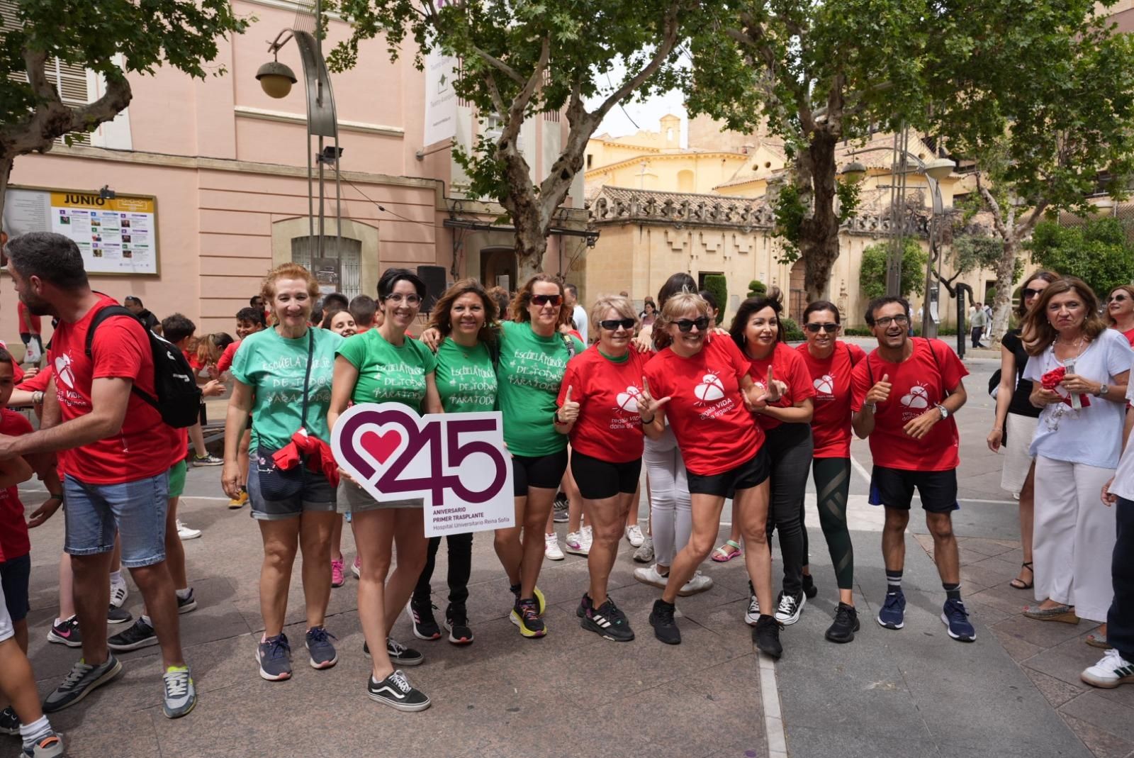El flahmob por la donación de órganos, en imágenes