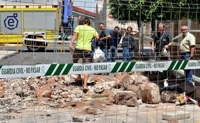 Vecinos afectados por la explosión de Agüimes