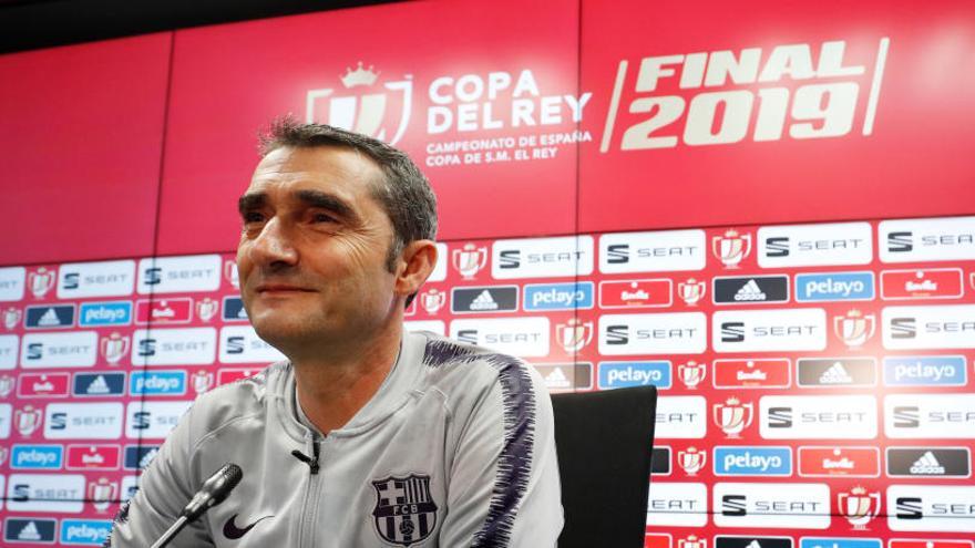 El tÃ©cnico del FC Barcelona, Ernesto Valverde.