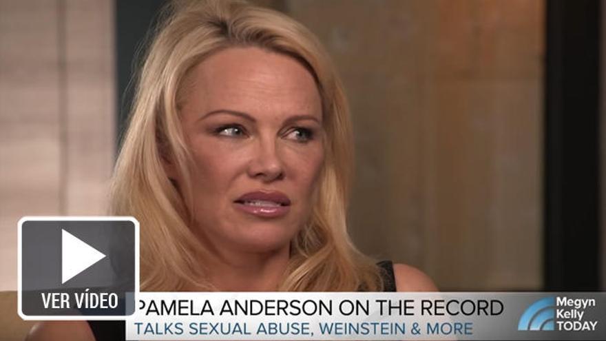 Pamela Anderson, durante la entrevista.