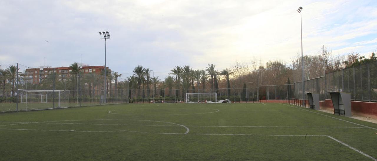 Panoràmica del polideportivo de Marxalenes.