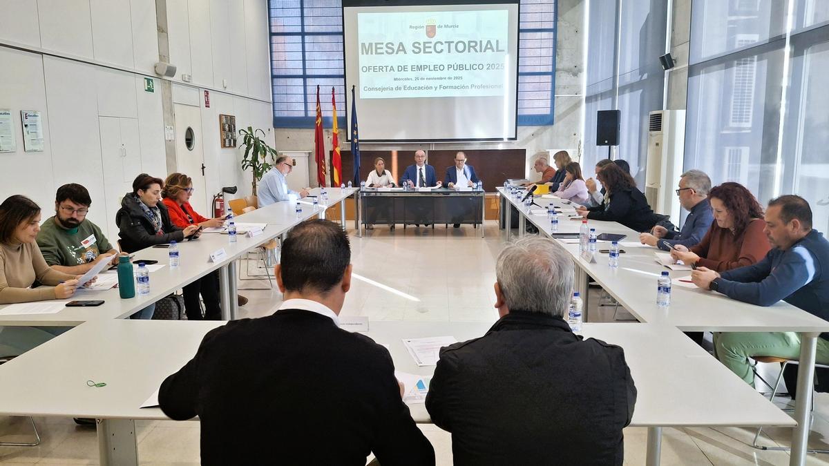 Reunión de la Mesa Sectorial de la pasada semana.