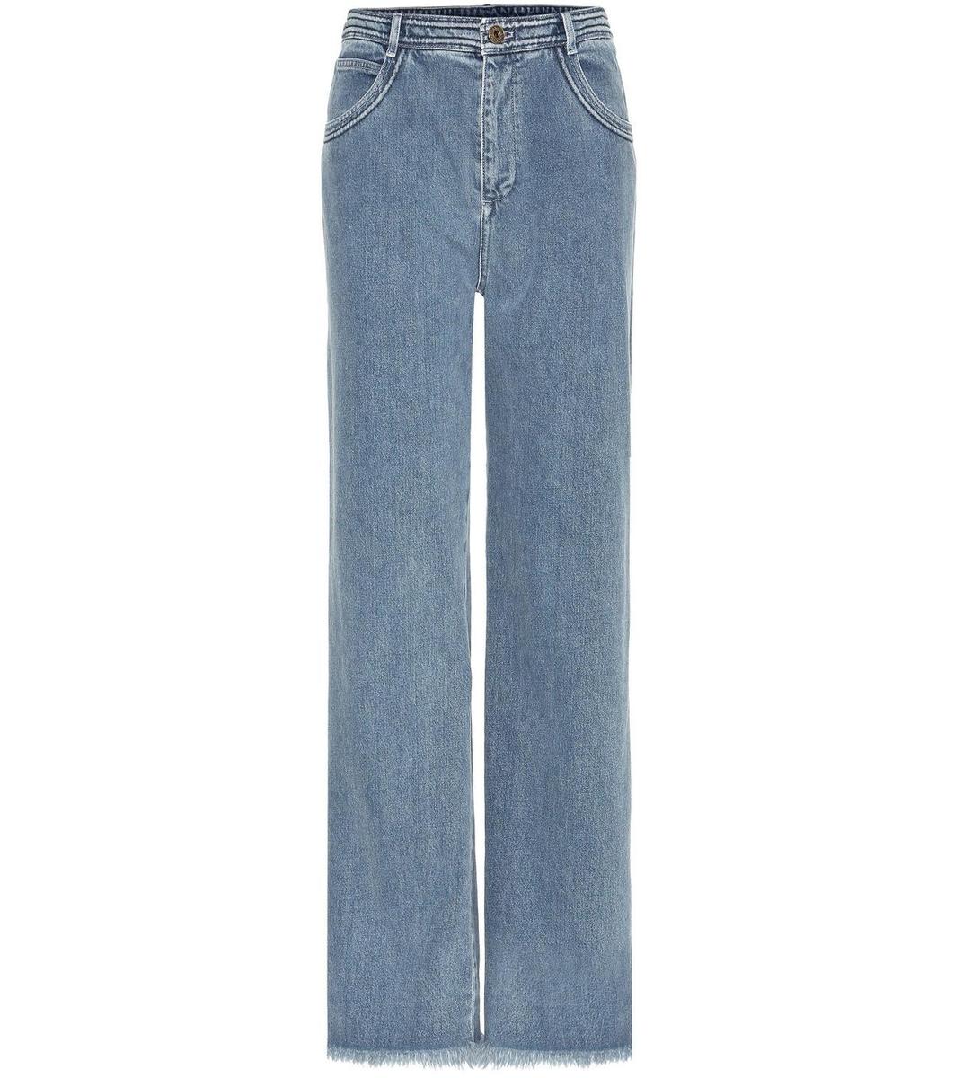 Frayed-hem Jeans, Chloé