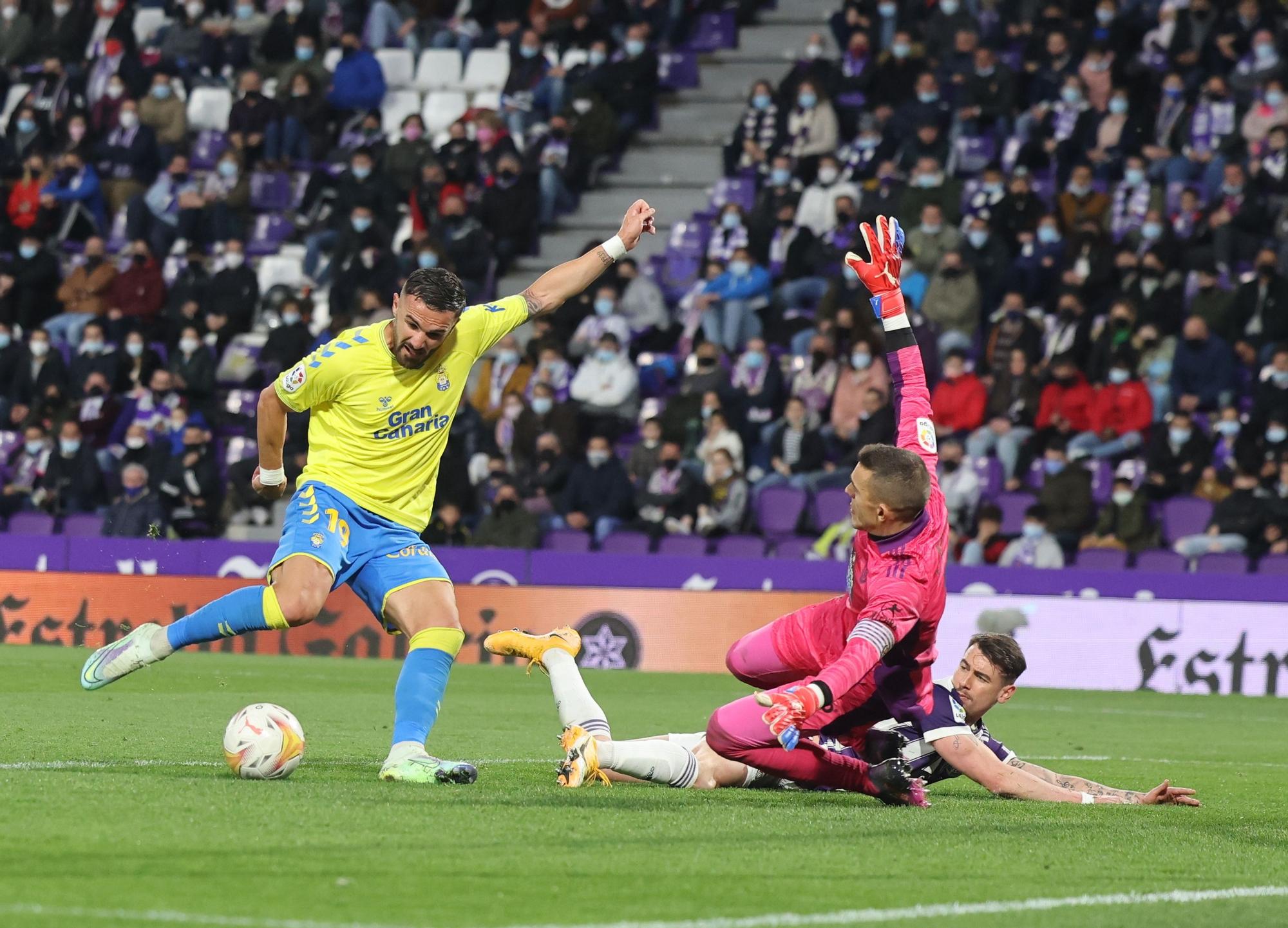 Partido entre el Real Valladolidad y la UD Las Palmas