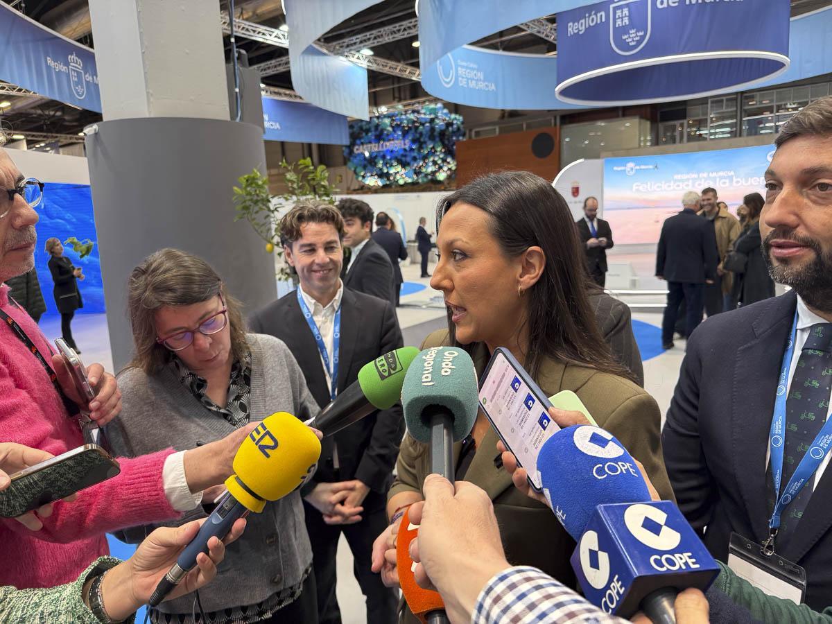 Así se ha vivido el primer día de Fitur en el stan de la Región de Murcia