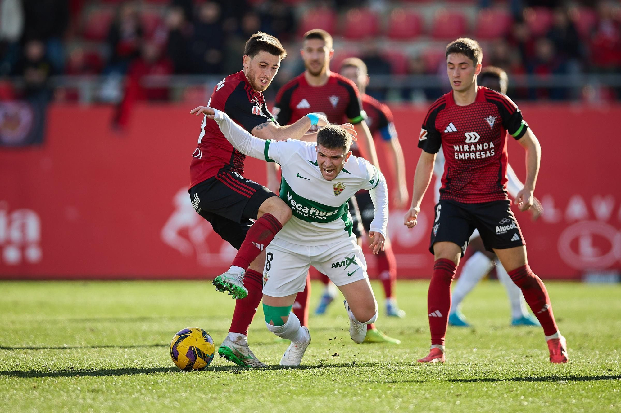 Las mejores imágenes del partido Mirandés - Elche CF