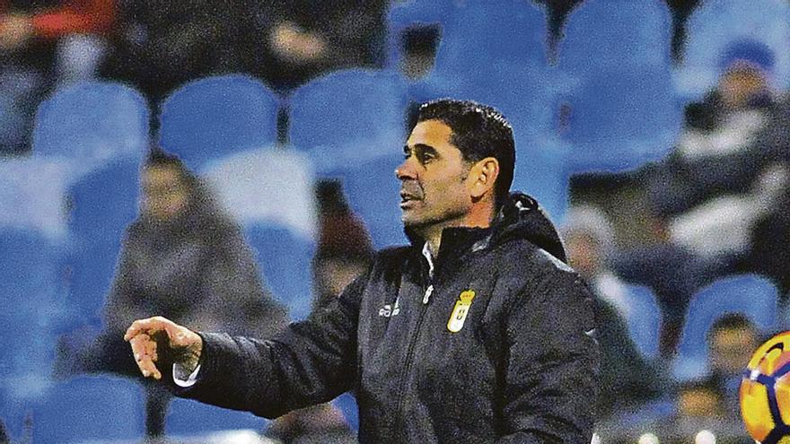 Hierro, en un momento del partido.