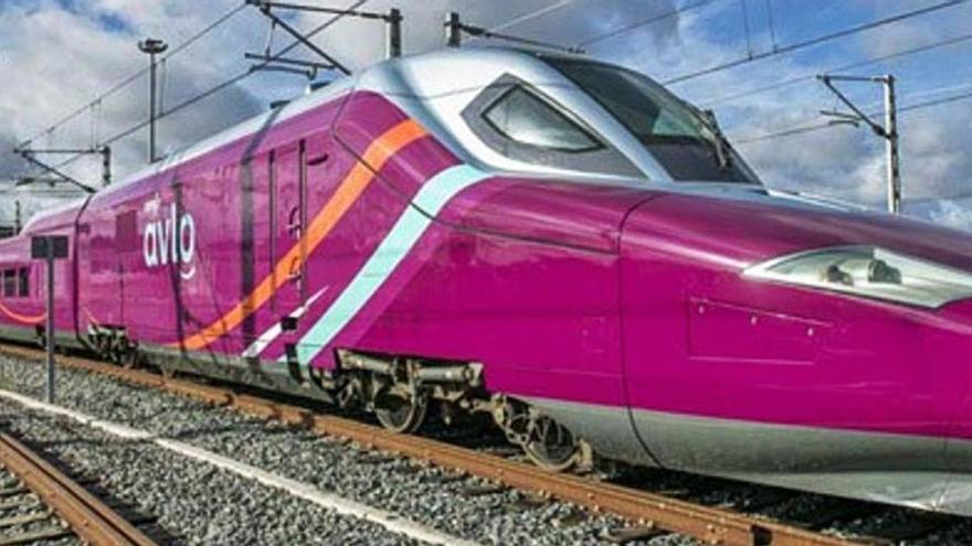 Un dels trens AVLO que començaran a circular al juny i faran parada a Girona i a Figueres.