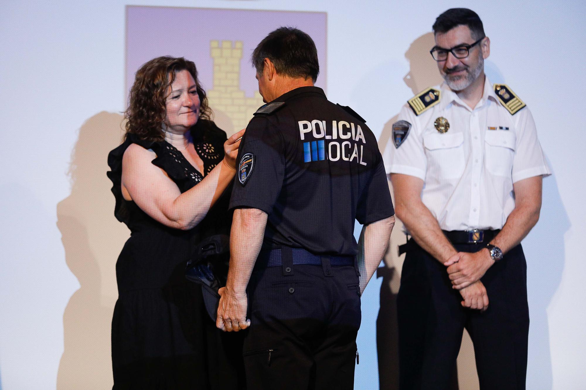 Medallas a 30 años de servicio en las policías locales de Ibiza