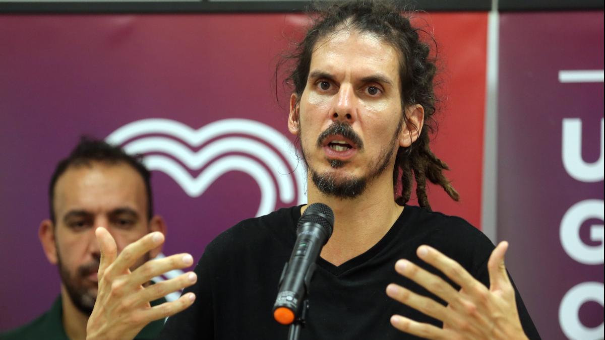 Alberto Rodríguez, en una imagen de archivo como ex secretario de Organización de Podemos