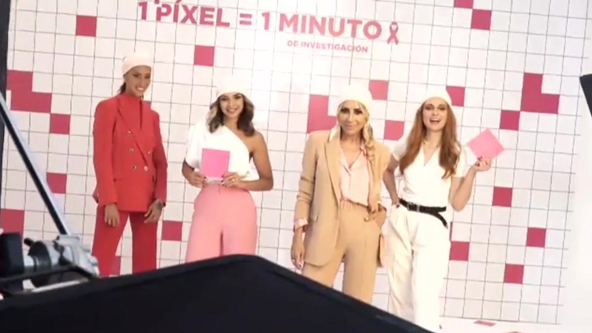 Marta Sánchez, Chenoa, Ana Locking y Virginia Torrecilla, juntas contra el cáncer de mama